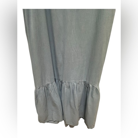 ✨ NWT Universal Standard Tencel Chambray Flutter Hem Dress - Morning Blue - Picture 17 of 17